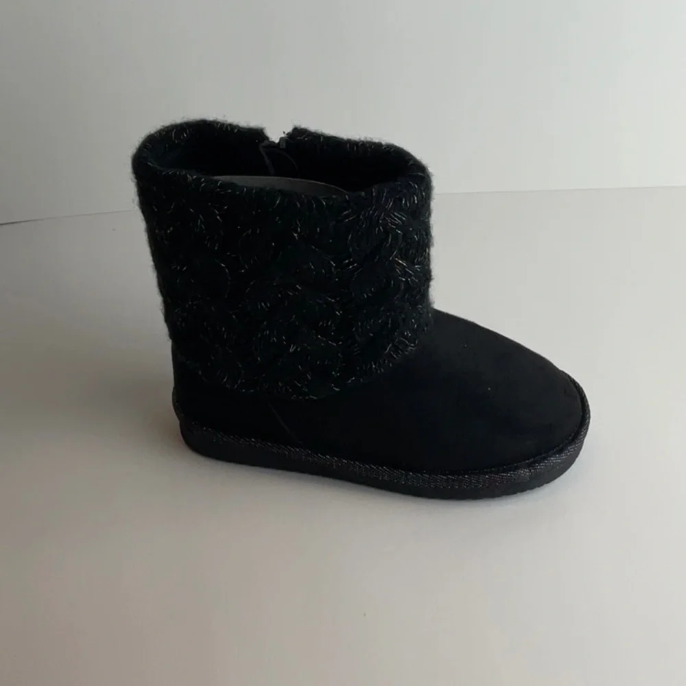 Jumping beans reagann boot winter toddler Girls black size 11‎